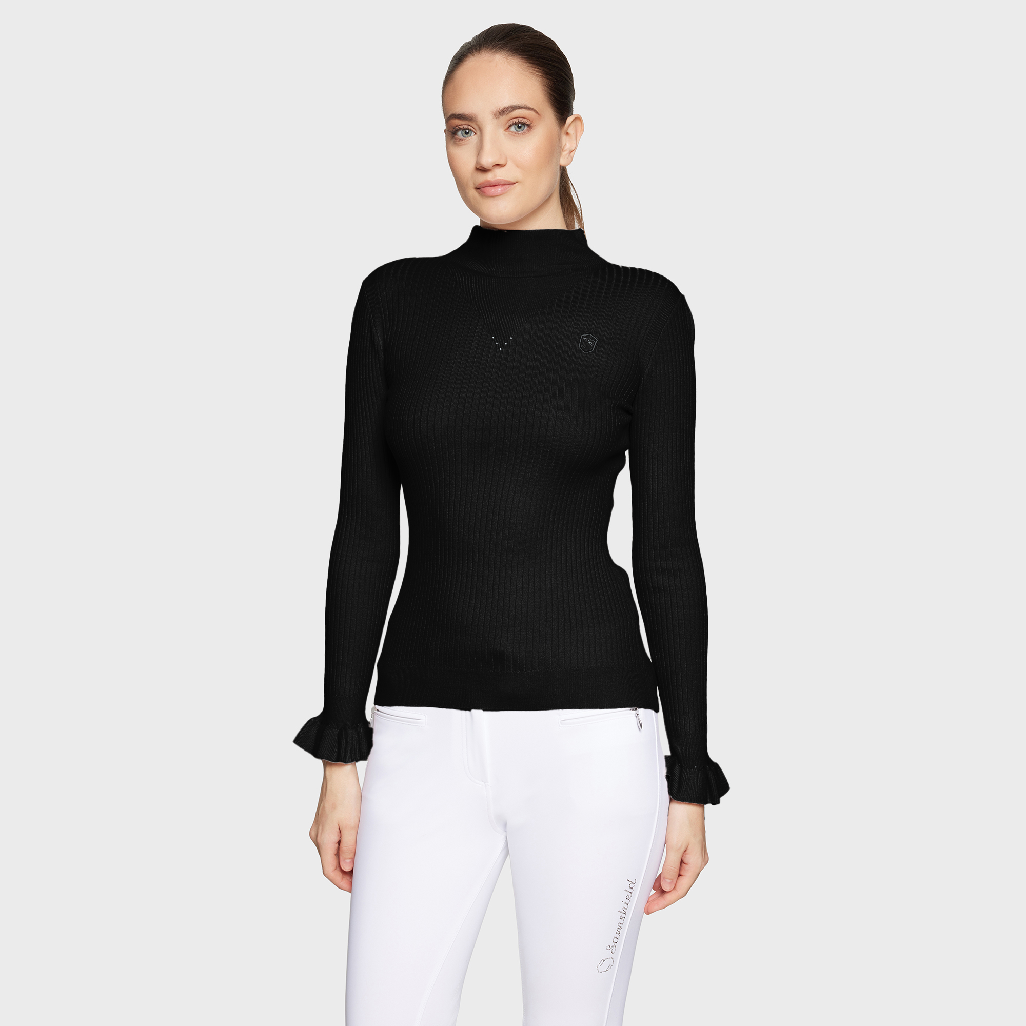SQUARE_LIDIA_RUFFLE_BLACK_FACE SQUARE_LIDIA_RUFFLE_BLACK_FACE