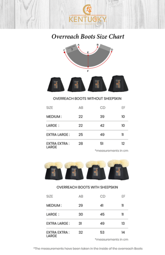 88295groesseuBxOdZSygJYE1 Kentucky Horsewear Hufglocken Lammfell, Leder, mit Kunstfell