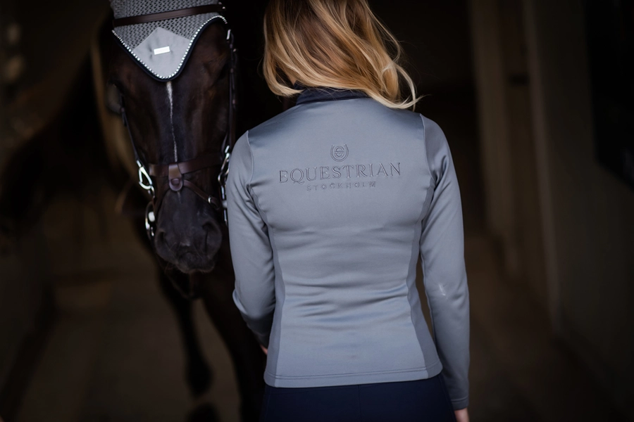 Equestrian Stockholm Fleecejacke Crystal Grey
