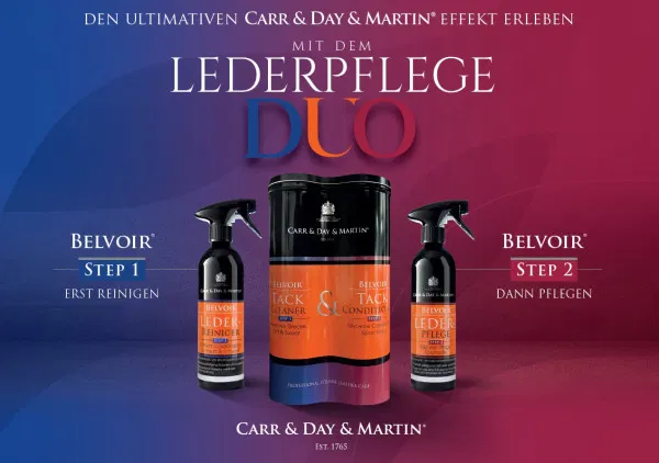 Carr & Day & Martin Lederpflege Belvoir, Duo-Box, Tack Cleaner, Tack Conditioner