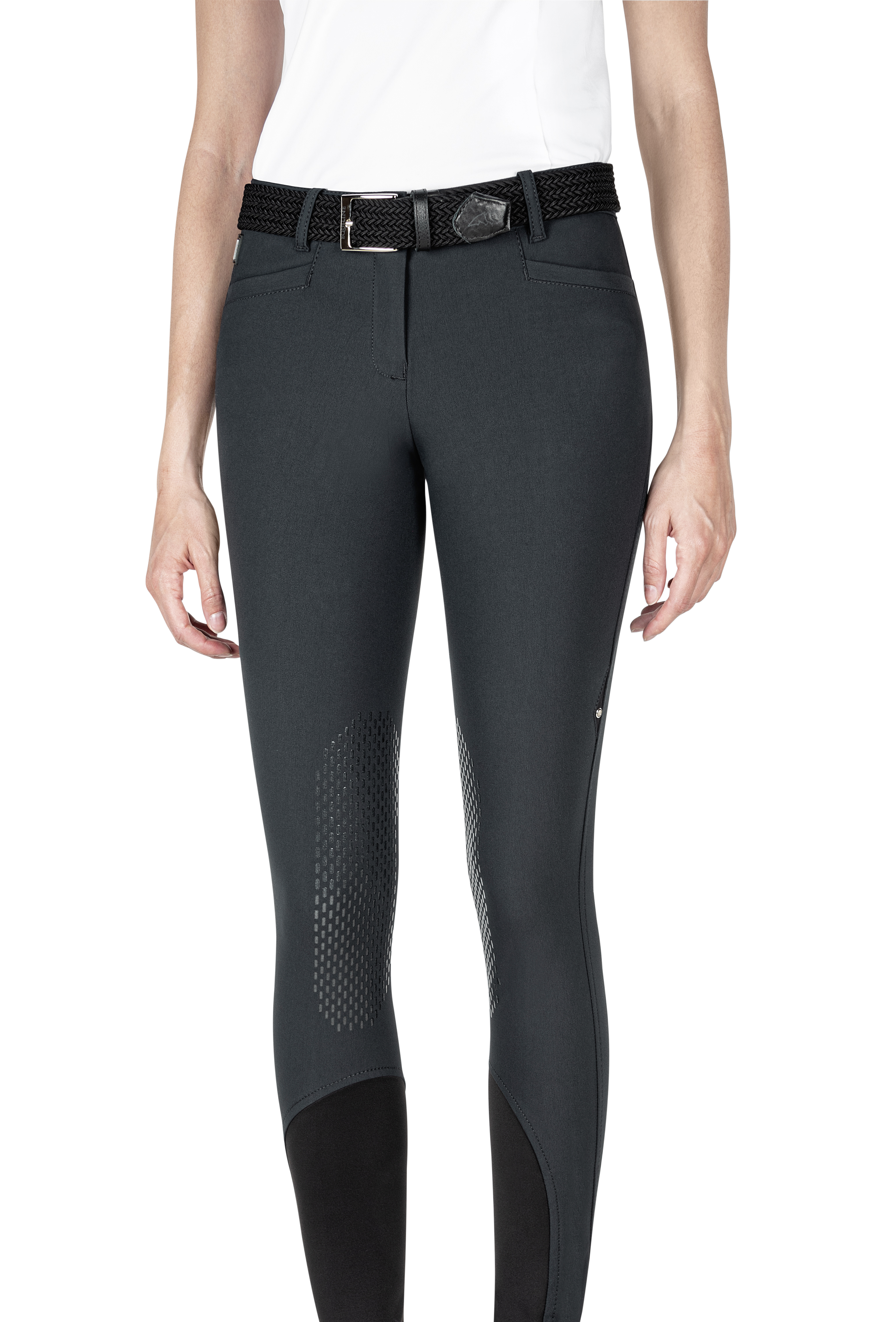 N08698_Ash_006_2020-Front_OK Equiline Damen Reithose Ash Knie Grip