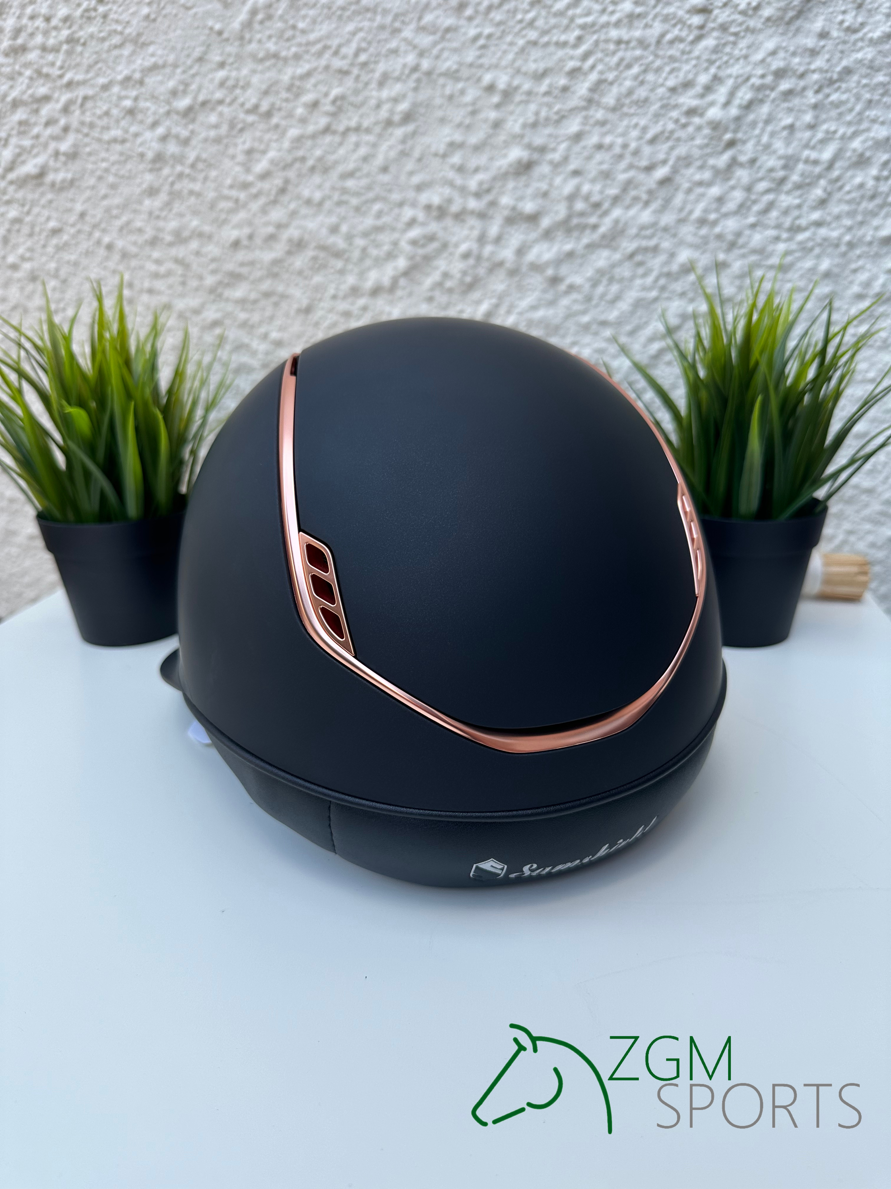 Reithelm Miss Shield 2.0 Shadowmatt, Top Paint, Trim + Blason Matt Pink Gold