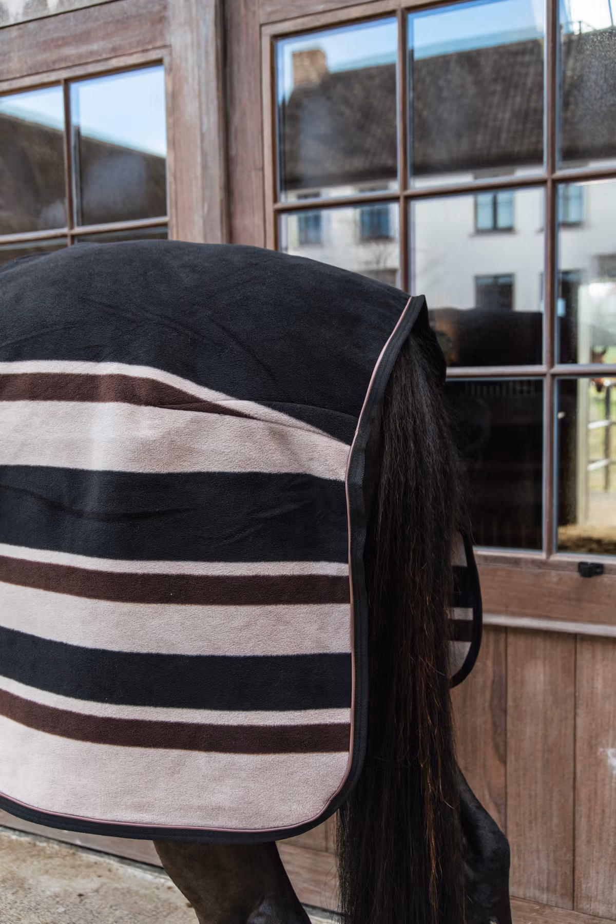 Kentucky Horseware Abschwitzdecke Heavy Fleece Stripe