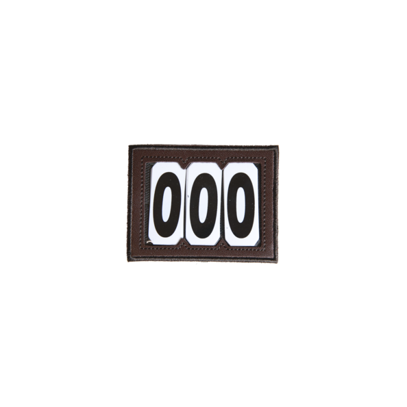 42683 Kentucky Horsewear Kopfnummer braun, klett