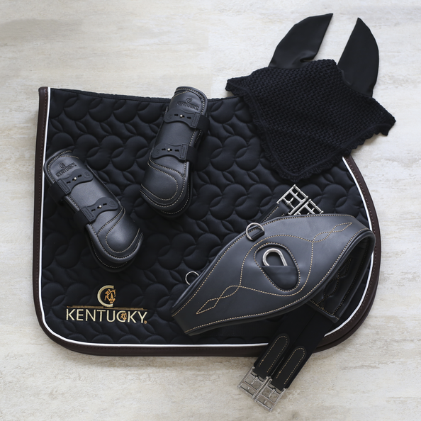 Kentucky Horsewear Sattelgurt anatomisch, Leder