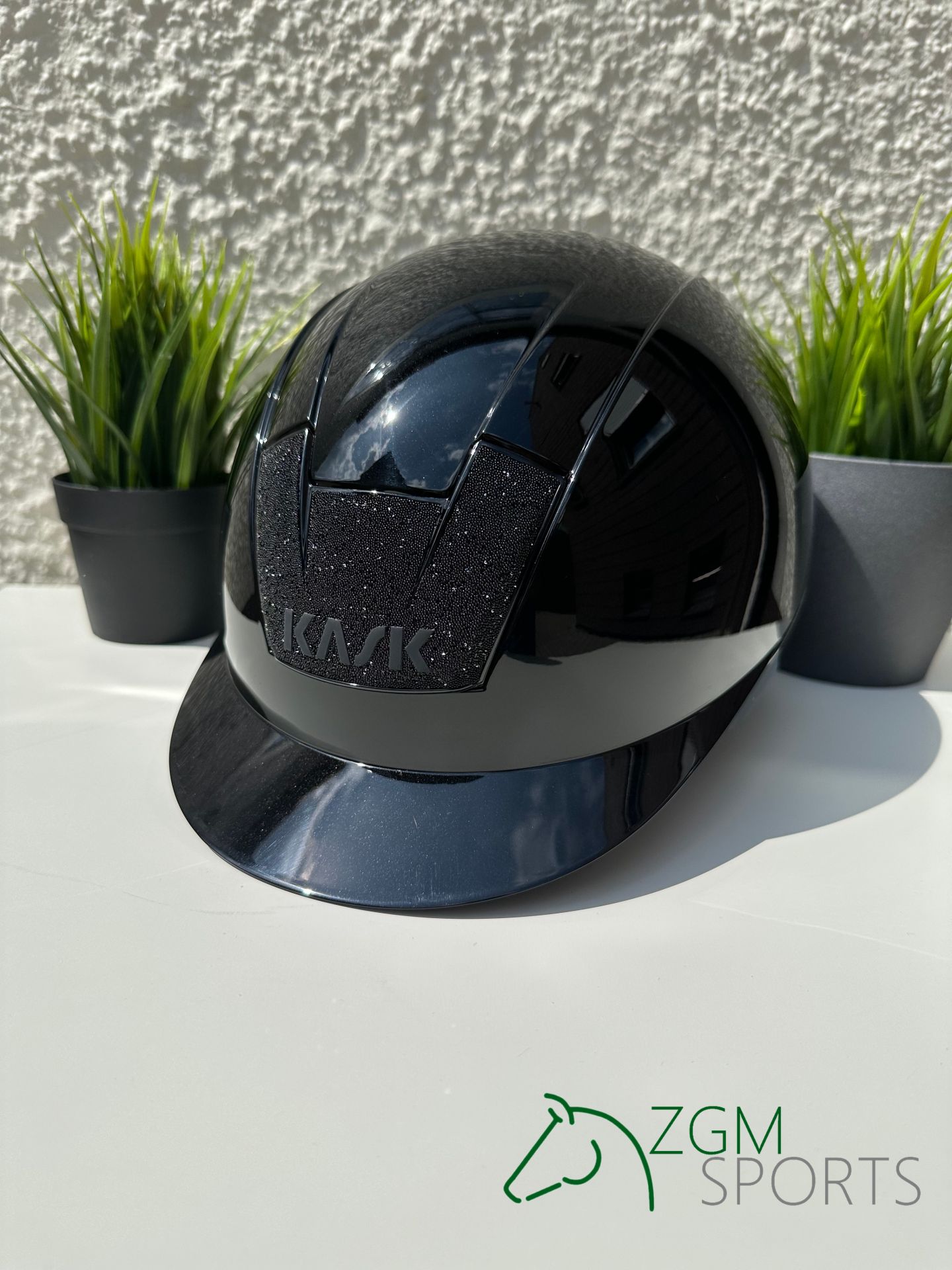 Kask Reithelm VK Kooki Swarovski Carpet mit Inlay Helme, Sturzhelm