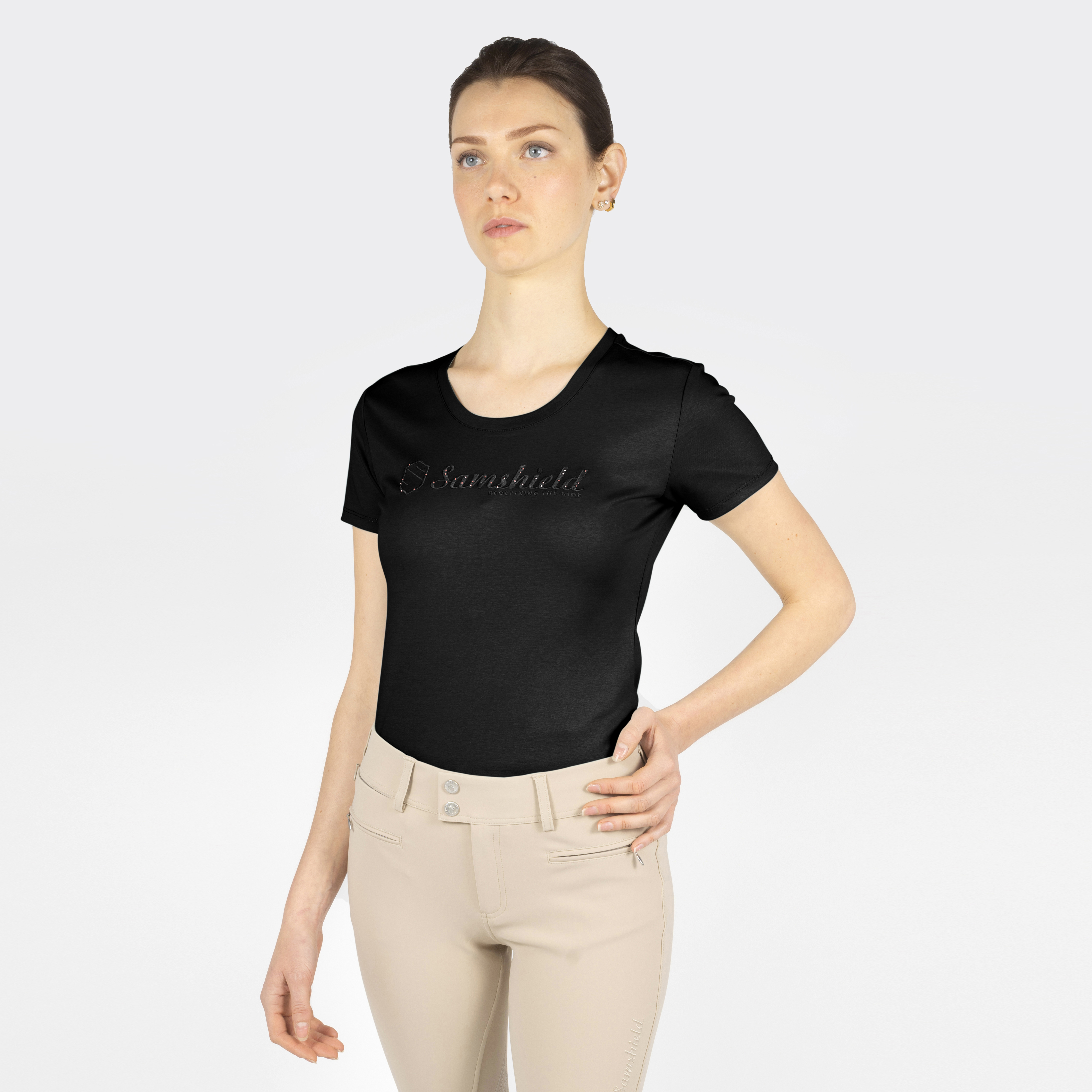 AXELLE-BONNIE-RG-black-Face Samshield SS22 T-Shirt Axelle Bonnie