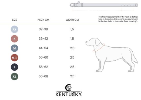 Kentucky Dogwear Hundehalsband, Nylon geflochten