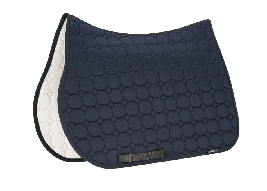 Octagon-blue-sp Equiline Spring Schabracke Octagon