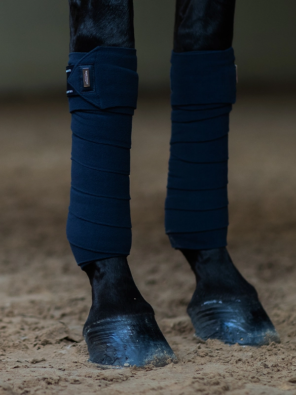 Equestrian Stockholm Fleece Bandagen Modern Tech navy Equestrian Stockholm Fleece Bandagen Modern Tech navy