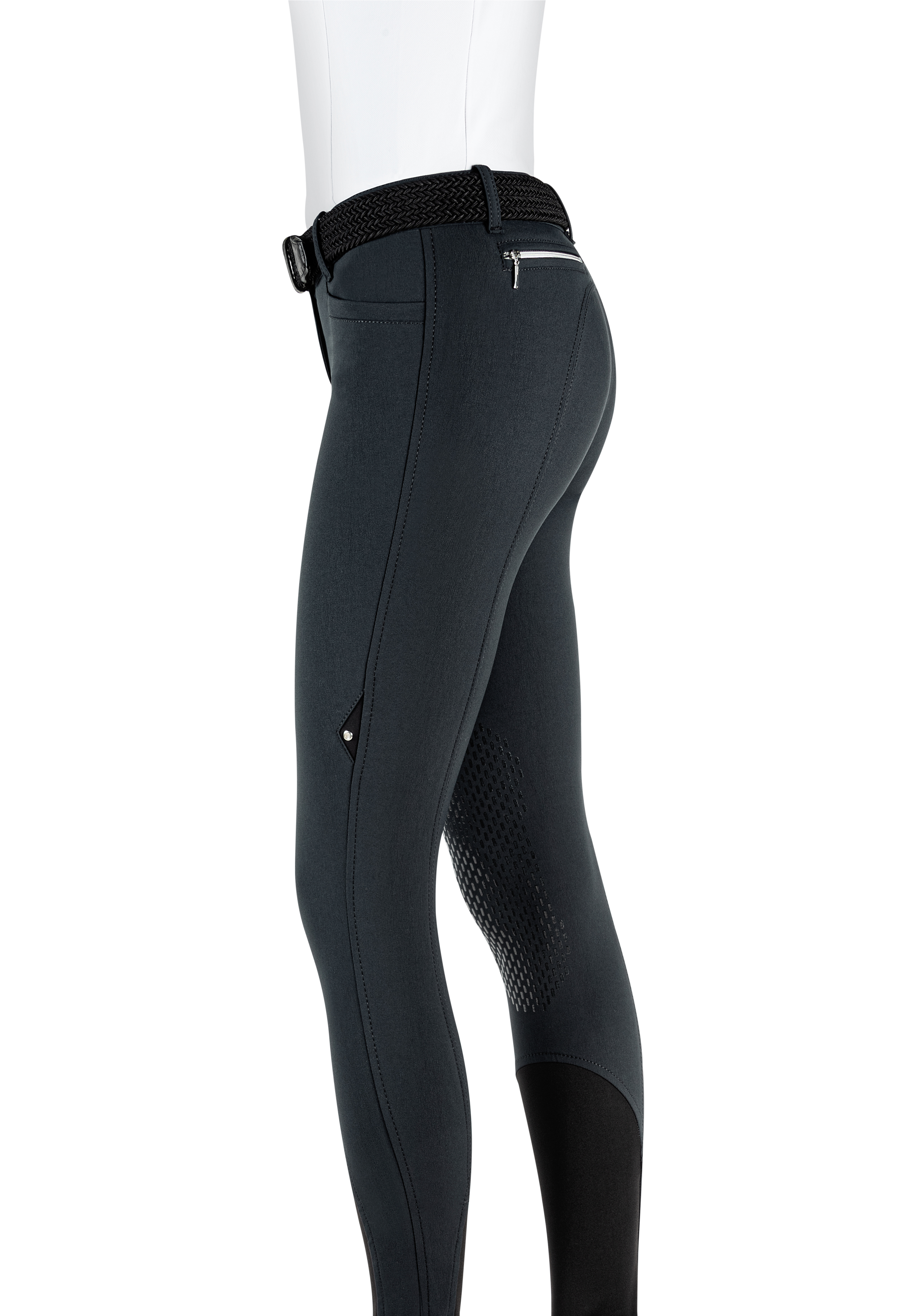 N08698_Ash_006_2020-Side_OK Equiline Damen Reithose Ash Knie Grip