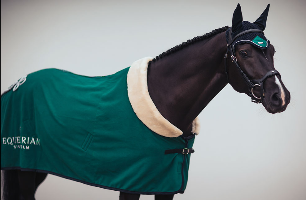 Equestrian Stockholm Fliegenhaube Emerald