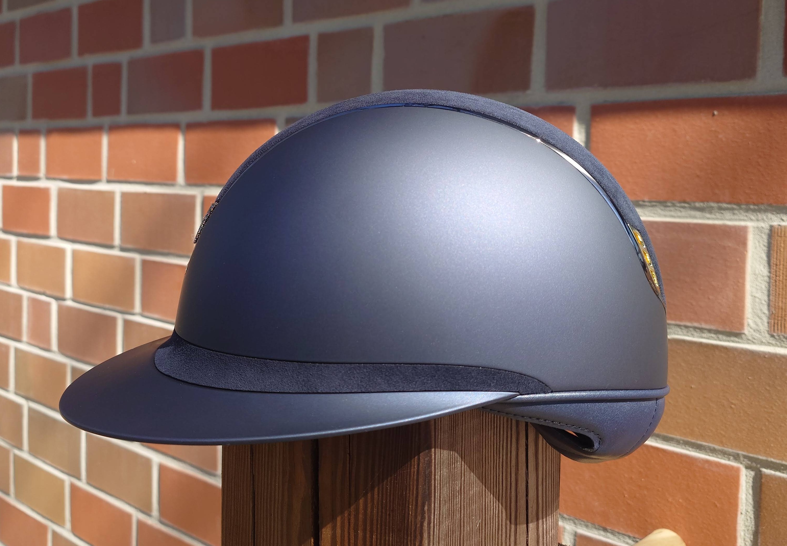 Samshield Reithelm Miss Shield 2.0 Top&FB Alct, Trim black chrome, Blason Crystal Fabric Metallic Go