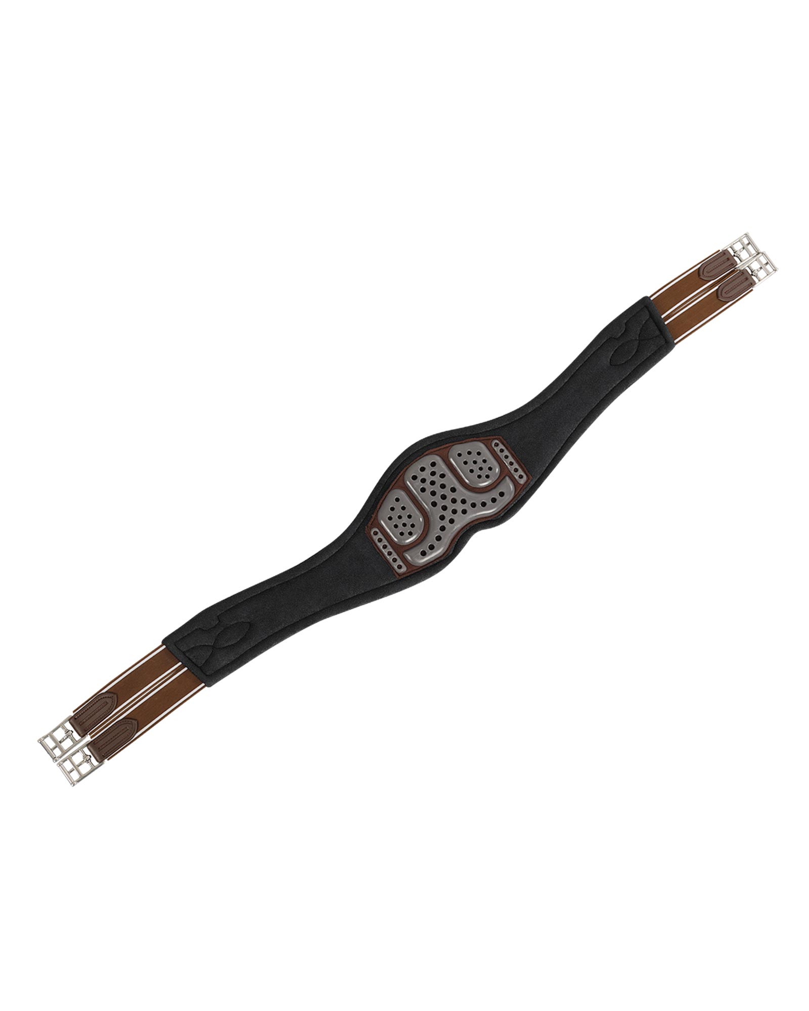 Acavallo Kunststoff Sattelgurt mit Gel- Polster anatomisch geformt