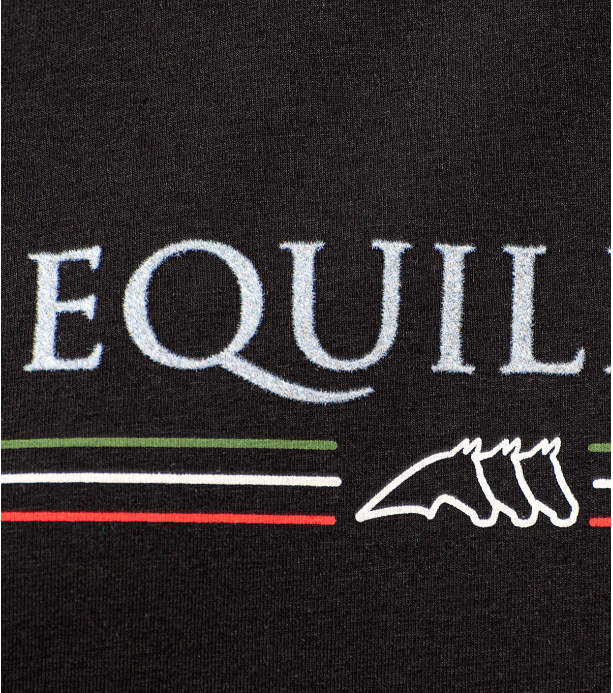 Equiline Freizeitshirt mit Logo schwarz