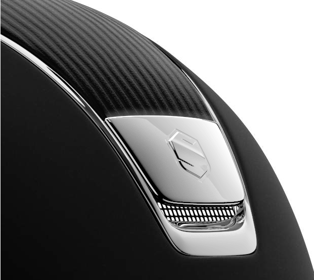 Samshield Reithelm Classic Shadow Matt, Leather, Chrome silver