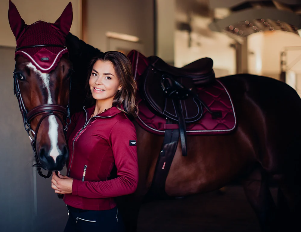 Equestrian Stockholm Spring Schabracke Bordeaux