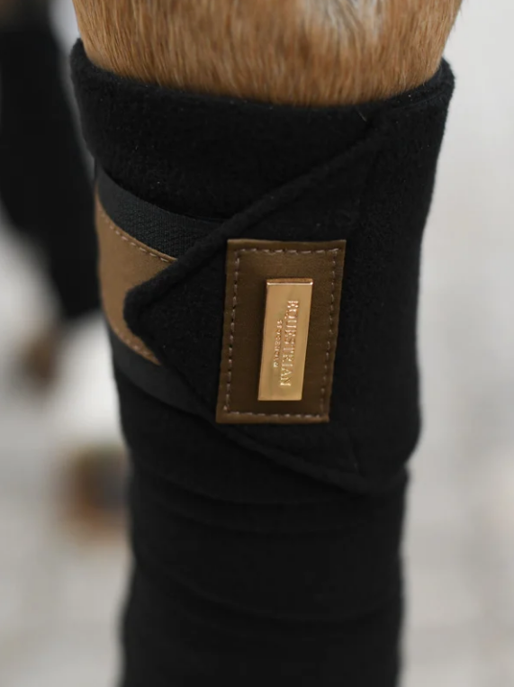gbf1 Equestrian Stockholm Fleece Bandagen Golden Brass