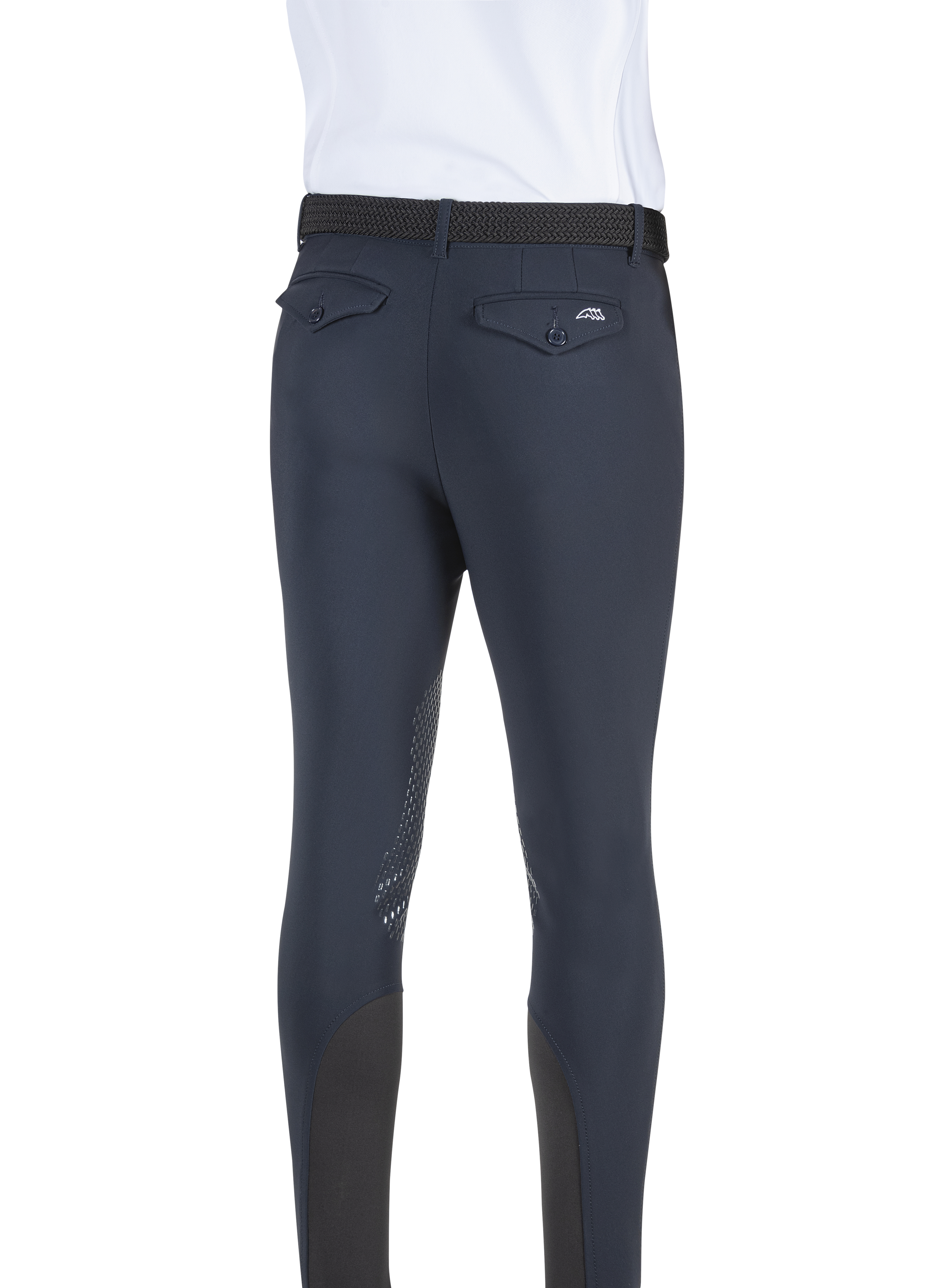 N08478_Albertk_002_Back_OK Equiline Herren Reithose Albertk Knie Grip