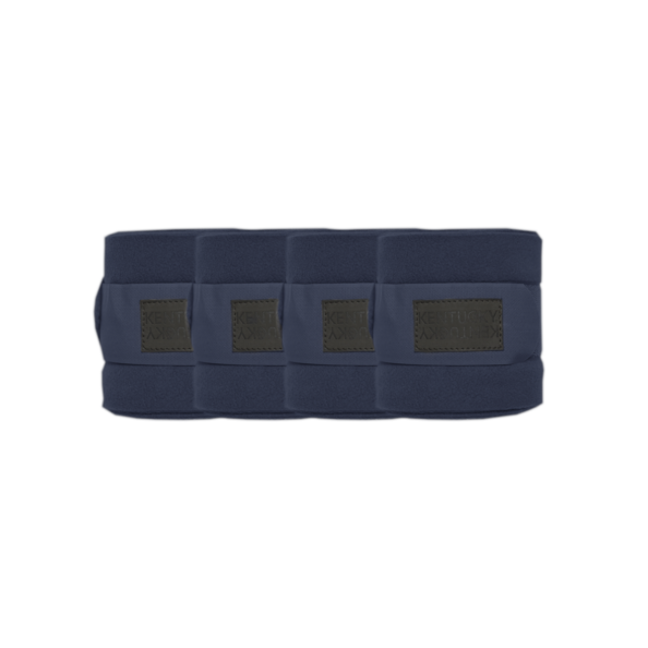 42102navy Kentucky Horsewear Polar Fleece Bandagen