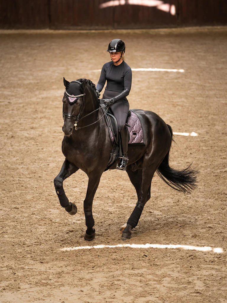 Equestrian Stockholm Fliegenhaube Purple Glimmer Equestrian Stockholm Fliegenhaube Purple Glimmer