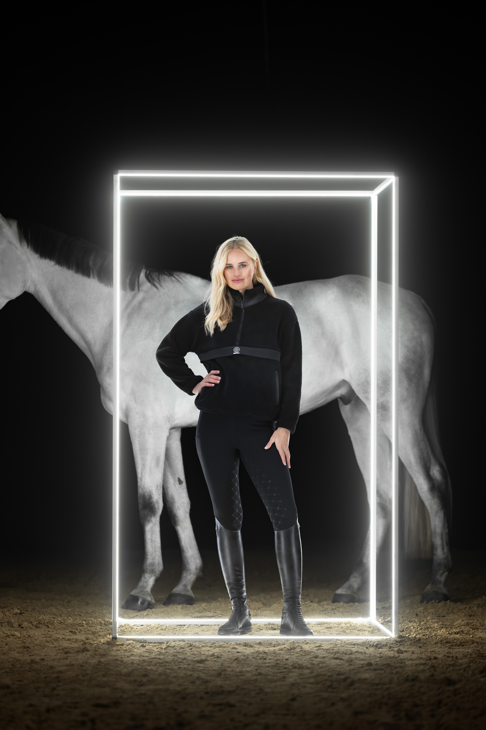 Eskadron Damen Half ZIP Sweater Teddy Dynamic 2025
