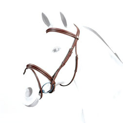 Selleria Equipe Trense aus Sedgwick-Leder  „No Stress“, irisches Reithalfter