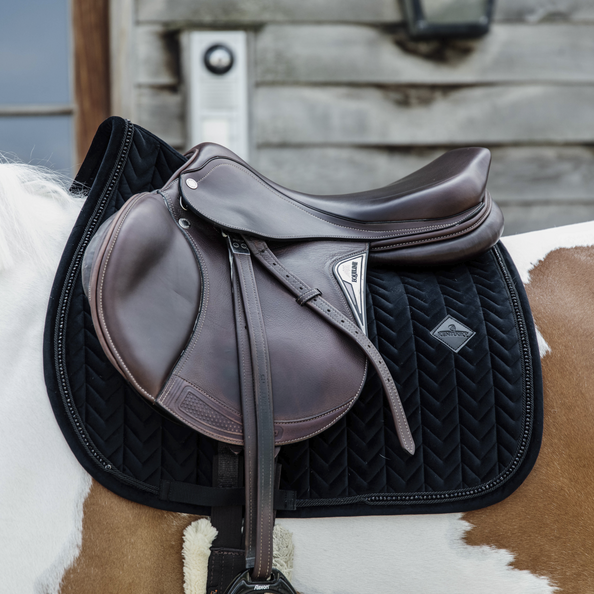 Kentucky Horsewear Spring Schabracke Samt Pearls
