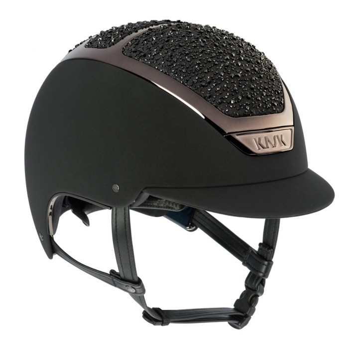 DOGMA-CHROME-LIGHT-SWA_-ON-THE-ROCKS-Black-1 Kask Reithelm Dogma Chrome Crystals on the Rocks mit Inlay