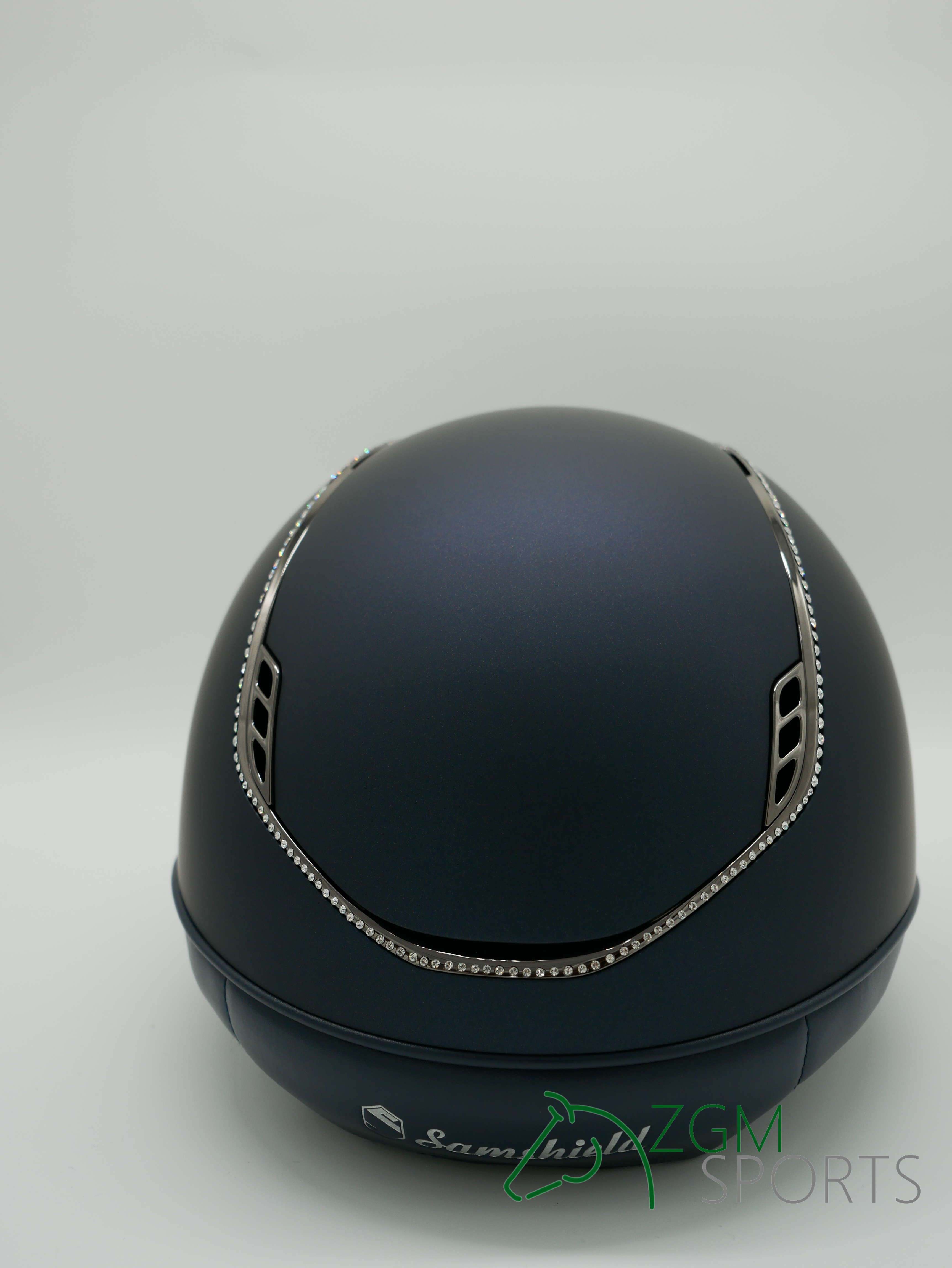 Reithelm Classic 2.0 Shadowmatt, Top Paint, Trim+Blason Black Chrome,300 Sw Crystal Colour