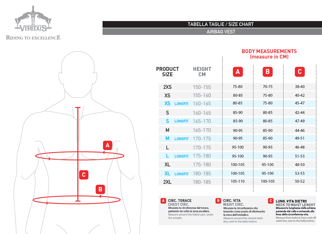 Veredus Airbag Weste Vita Vest