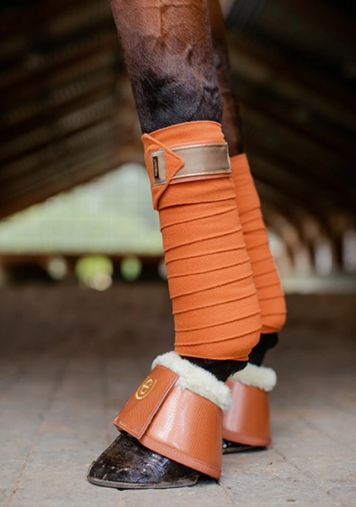 fbbr1 Equestrian Stockholm Hufglocken Bronze Gold