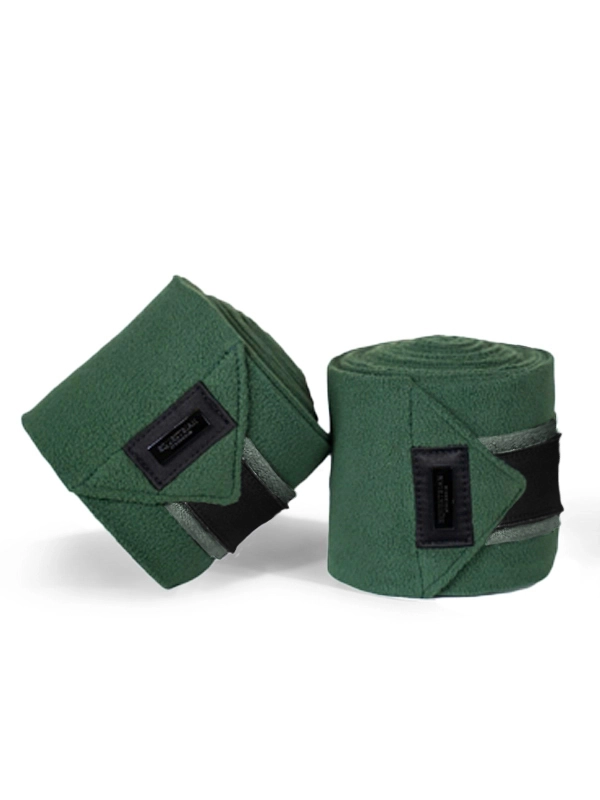 911606 Equestrian Stockholm Fleece Bandagen Sycamore Green