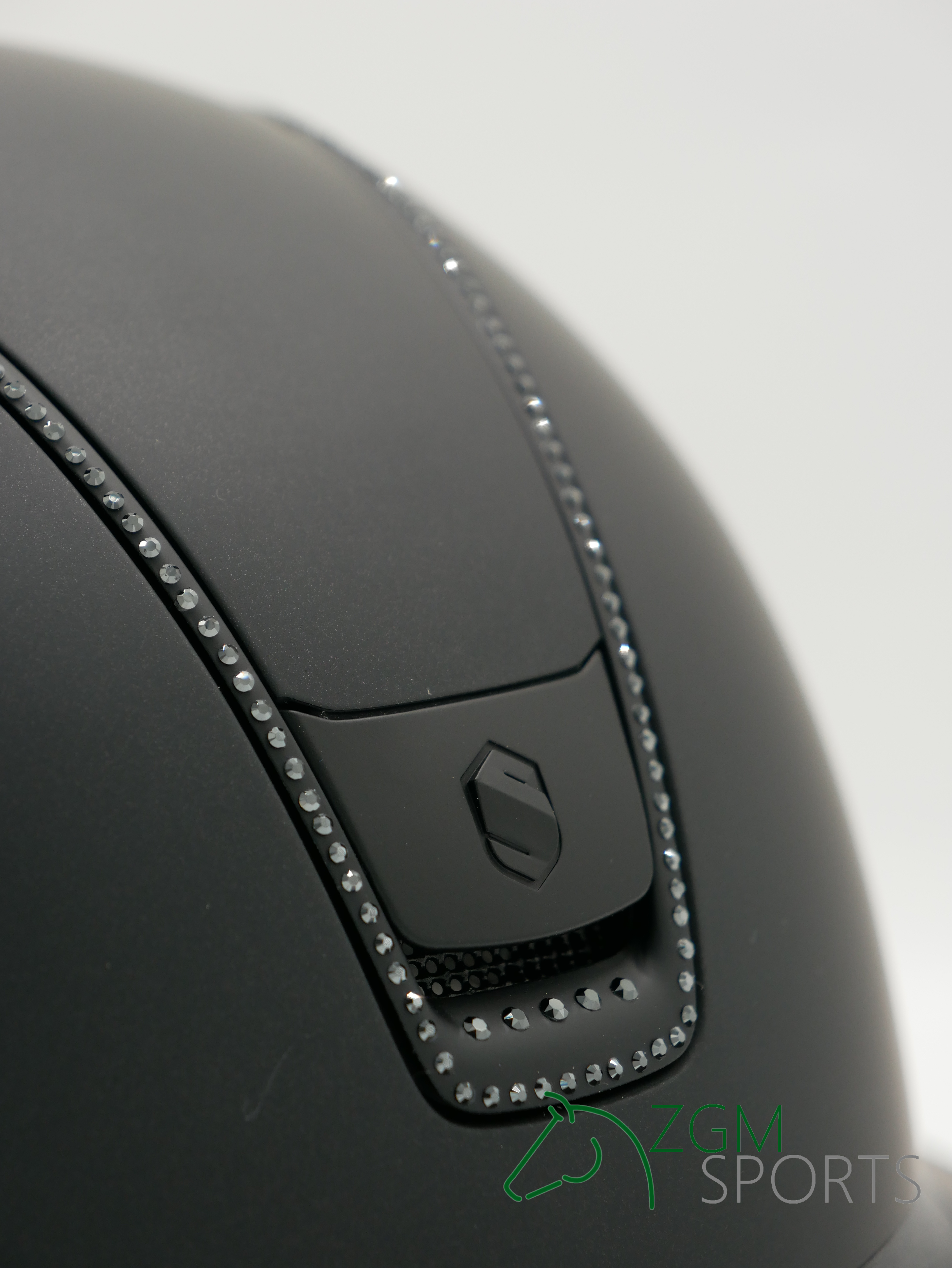 Reithelm Miss Shield 2.0 Shadowmatt,Top Paint, Trim+Blason Matt Black, 300 Sw Jet Hematite