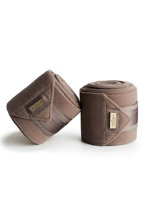 champagne-fleece-bandages-webb Equestrian Stockholm Fleece Bandagen Champagne