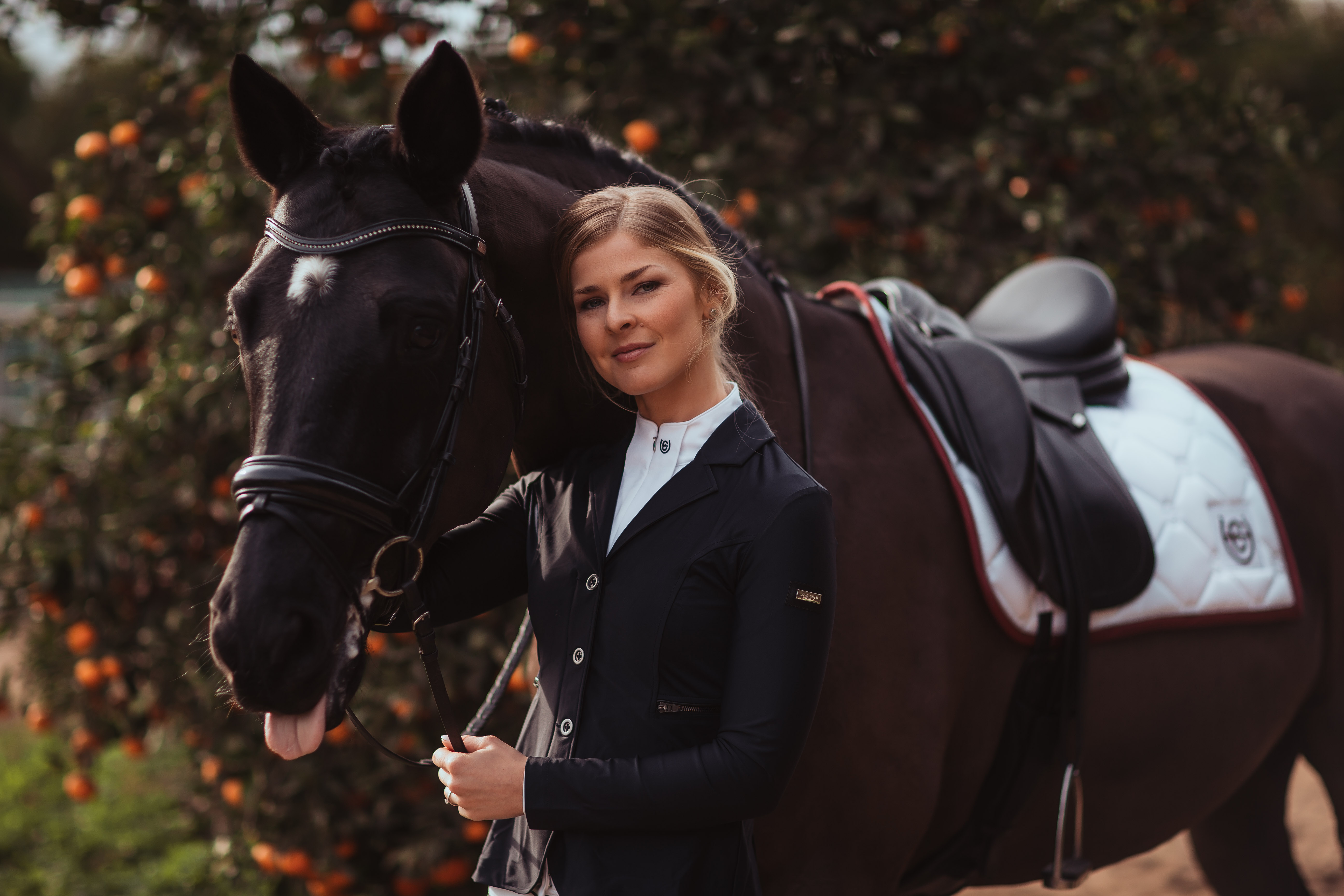 Equestrian Stockholm Damen Turnierjacket Navy