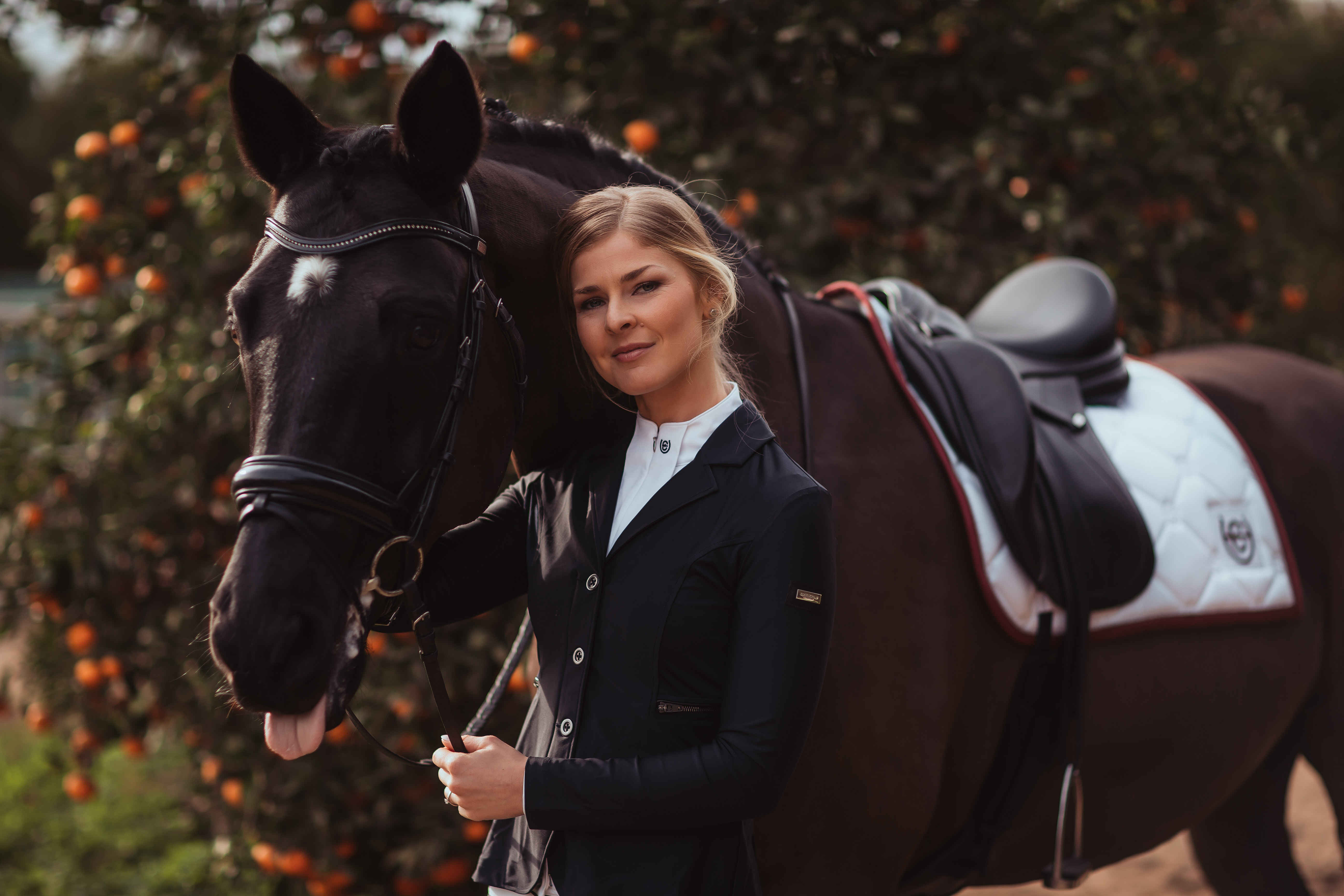 Competition-32 Equestrian Stockholm Damen Turnierjacket Navy
