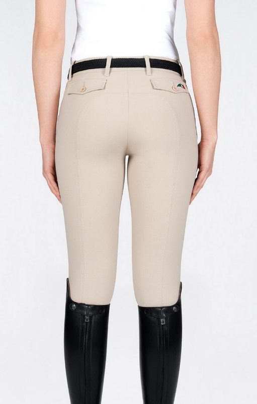 bicebe1 Equiline Damen Reithose Bice Knee Grip, Kniebesatz