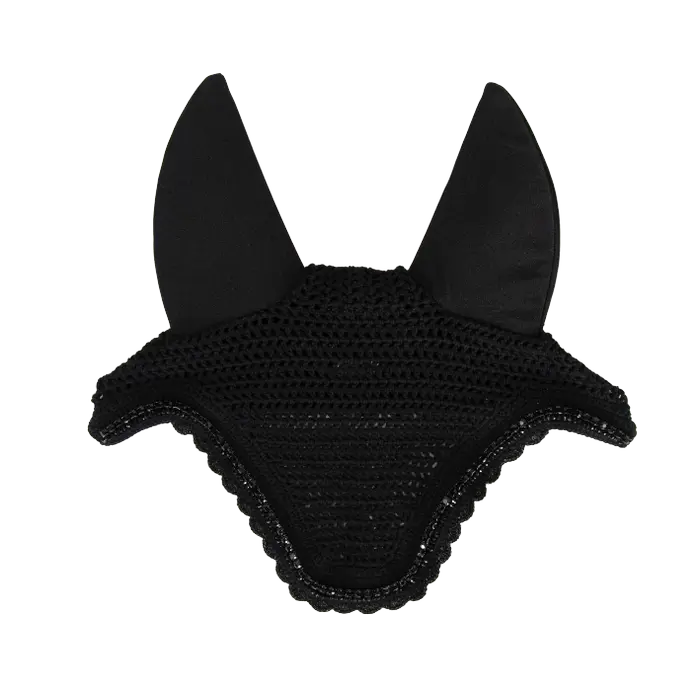 Kentucky Horsewear Fliegenhaube Wellington Stone & Pearl Soundless