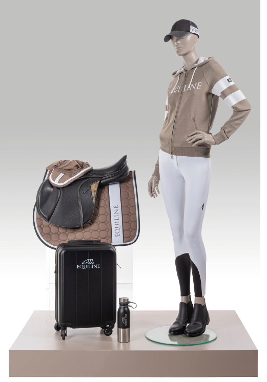 sand Equiline S22 Damen Sweatshirt Hoodie Eglege