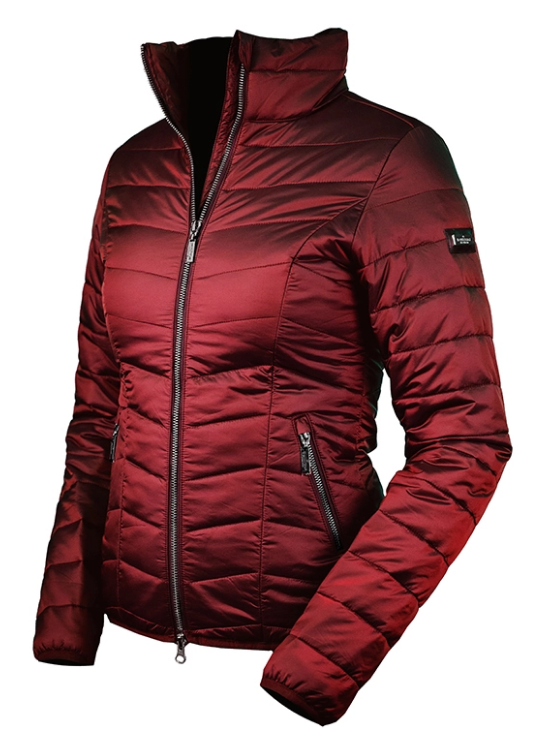 Reitjbordeaux Equestrian Stockholm Leichte Reitjacke Bordeaux