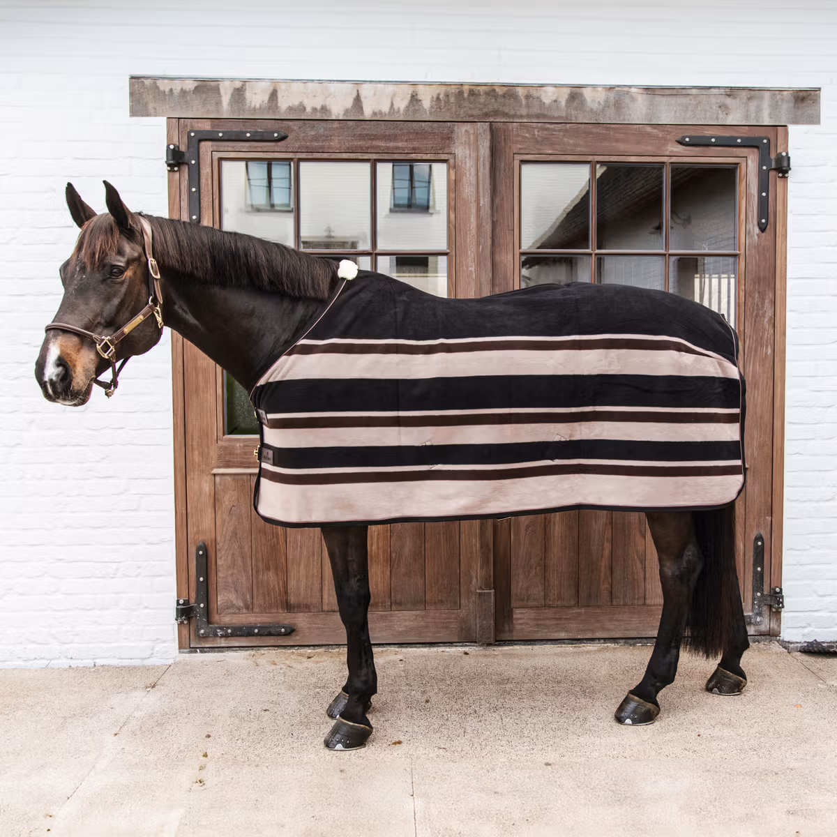 Kentucky Horseware Abschwitzdecke Heavy Fleece Stripe