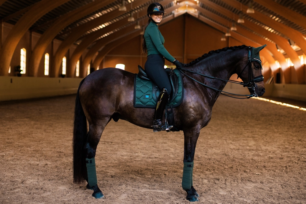 Equestrian Stockholm Fleece Bandagen Sycamore Green