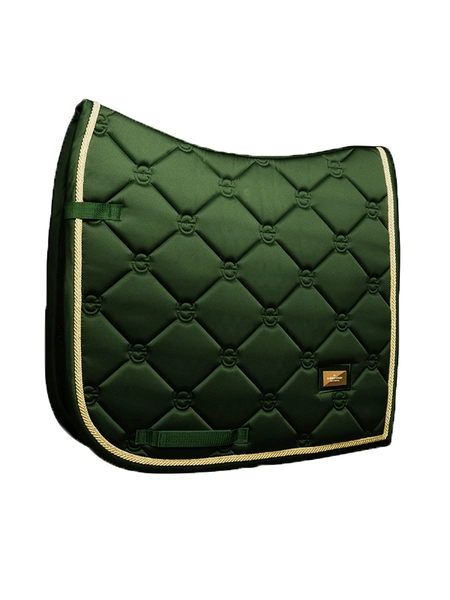 dressage_saddle_pad_forest-green-dressage-esstockholm Equestrian Stockholm Dressur Schabracke Forest Green