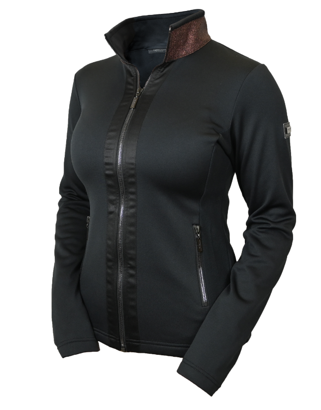 fljamahglim Equestrian Stockholm Fleecejacke Mahogany Glimmer