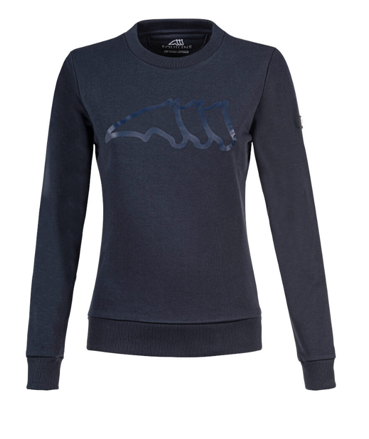 sweatshirt Equiline FS21 Damen Sweatshirt Carinc blau