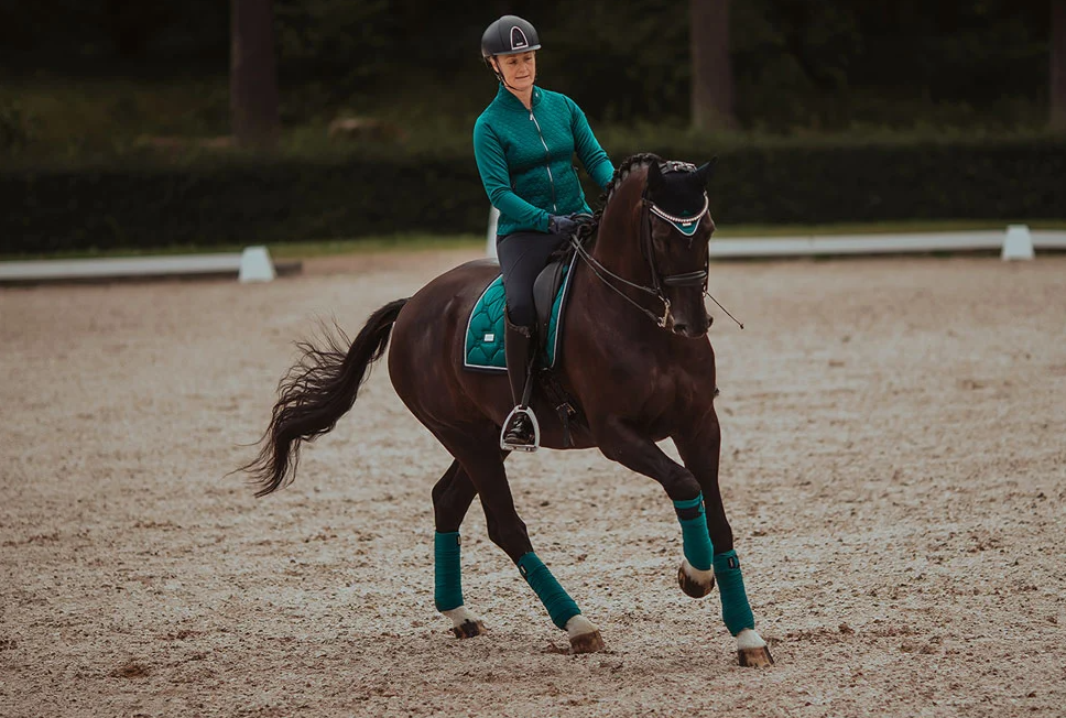 Equestrian Stockholm Dressur Schabracke Emerald