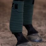911607-1 Equestrian Stockholm Fleece Bandagen Sportive Sycamore Green