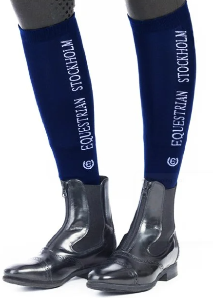 Equestrian Stockholm Reitsocken Midnight Blue