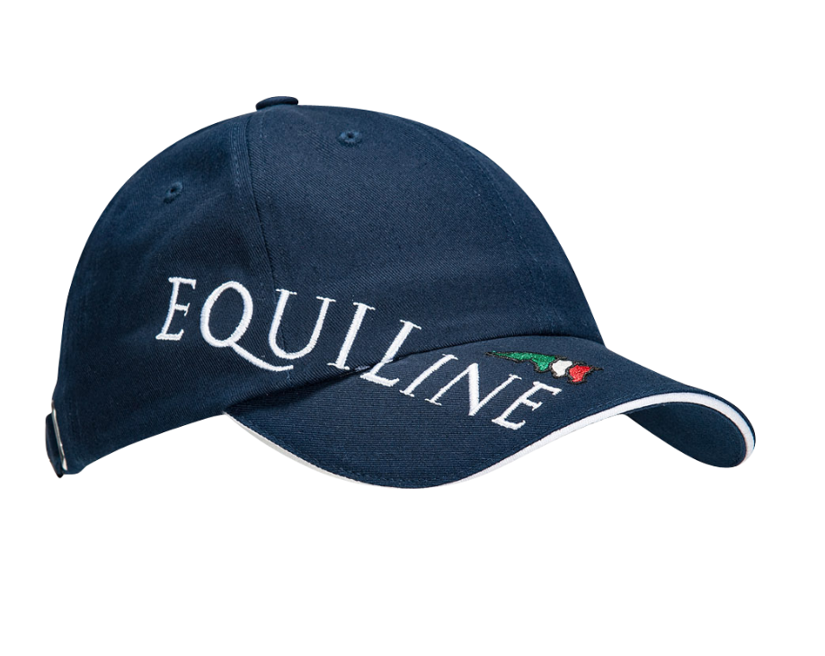 base-blue Equiline Base Cap mit Logo